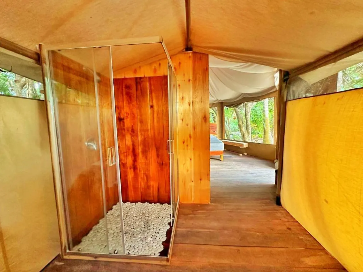 Beachfront Luxury Glamping Punta Allen Luxury tent